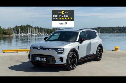 To smart #5 ανακηρύχτηκε το ασφαλέστερο μεγάλο SUV για το 2025 